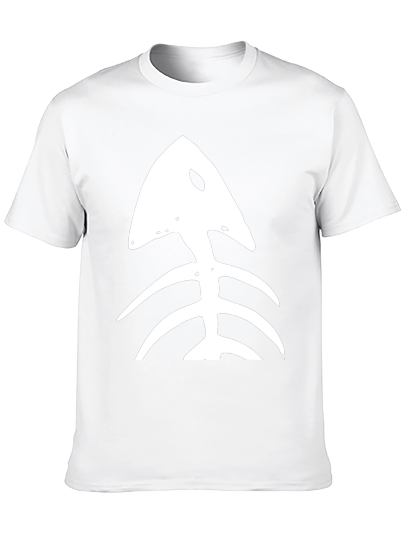 Fishbone Graphic Tee - Black Casual T-Shirt