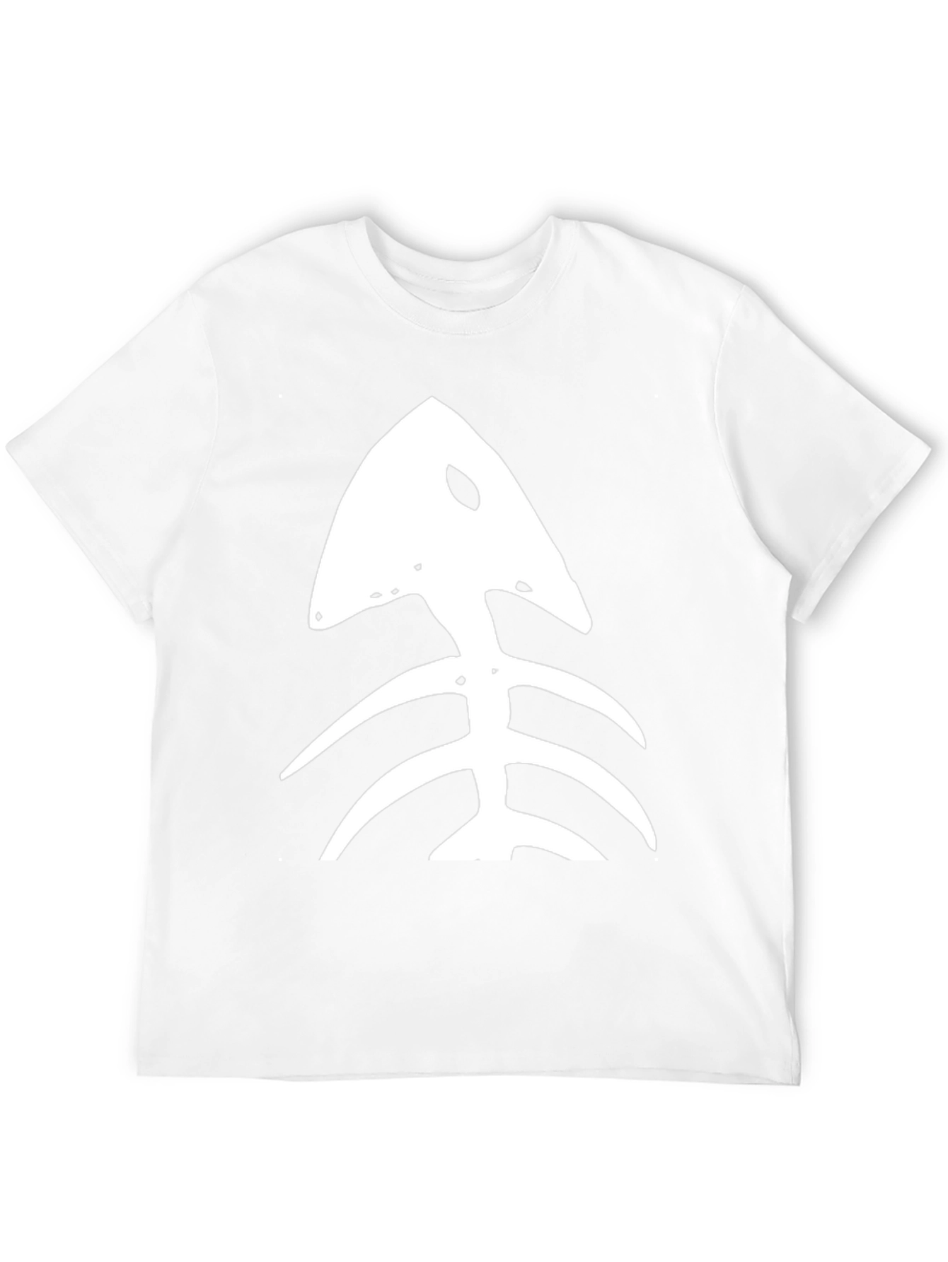 Fishbone Graphic Tee - Black Casual T-Shirt