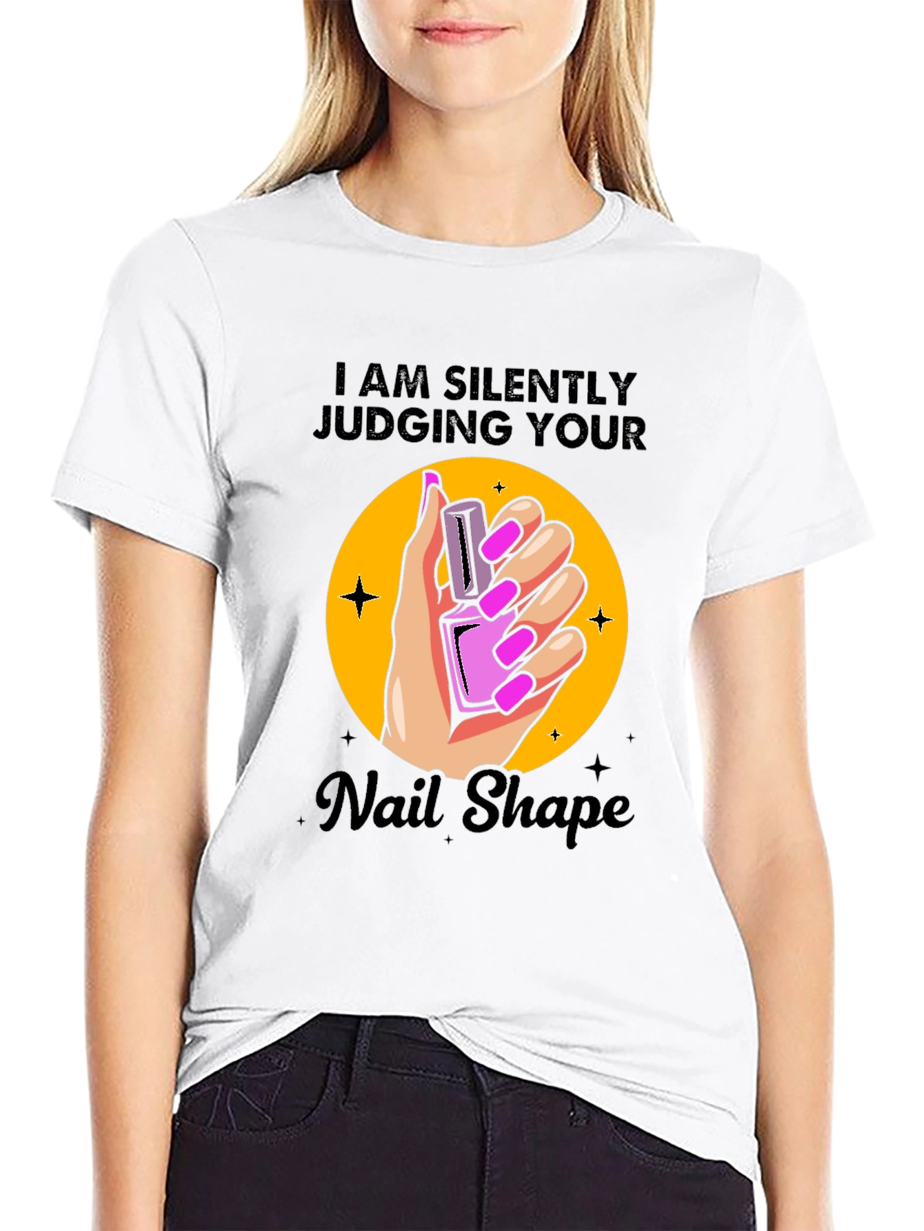 Funny Nail Shape Judging T-Shirt