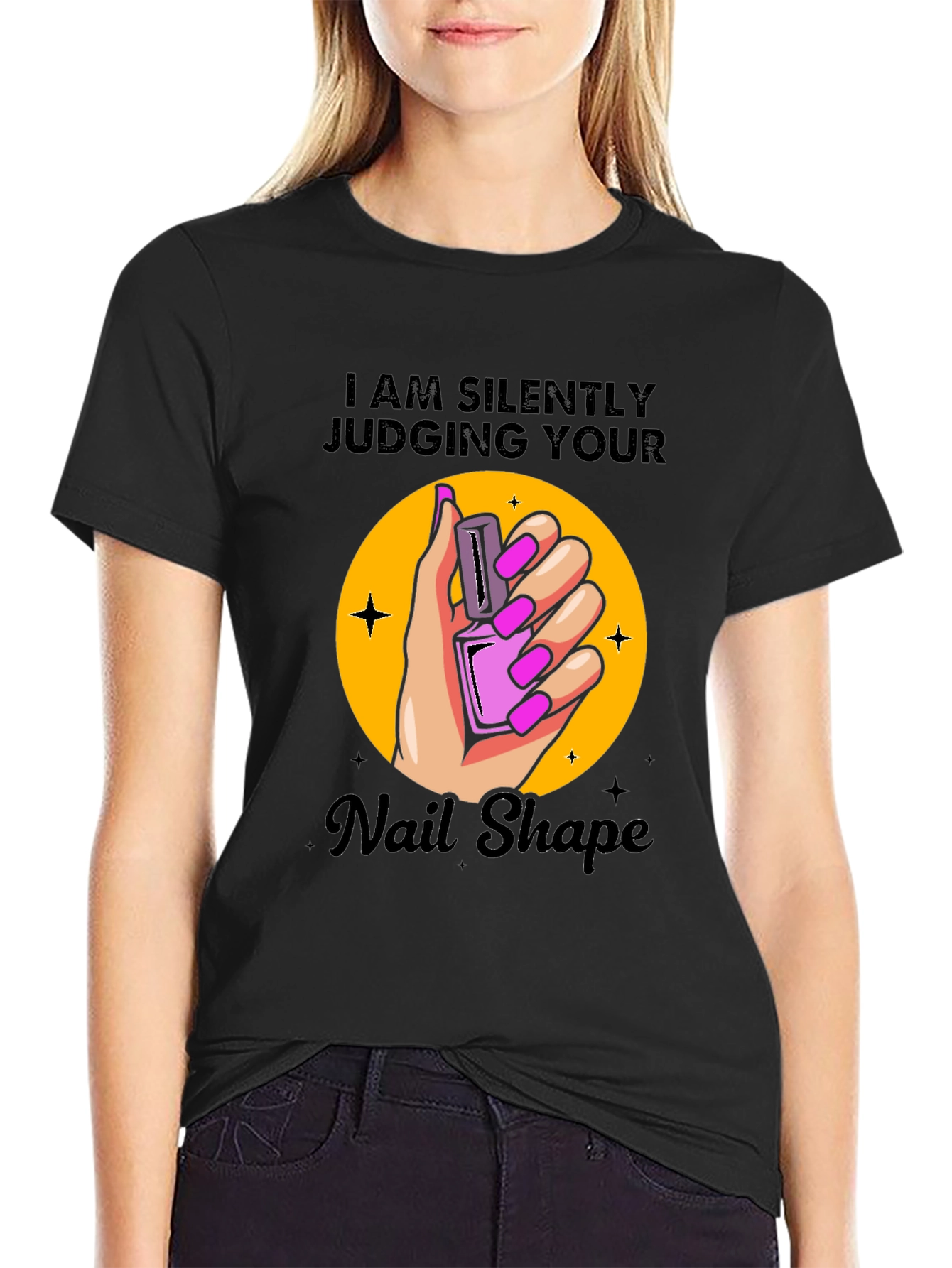 Funny Nail Shape Judging T-Shirt