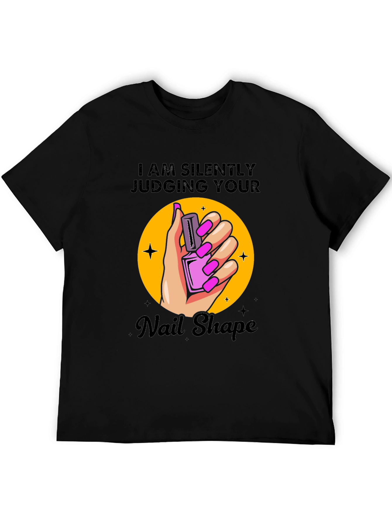Funny Nail Shape Judging T-Shirt