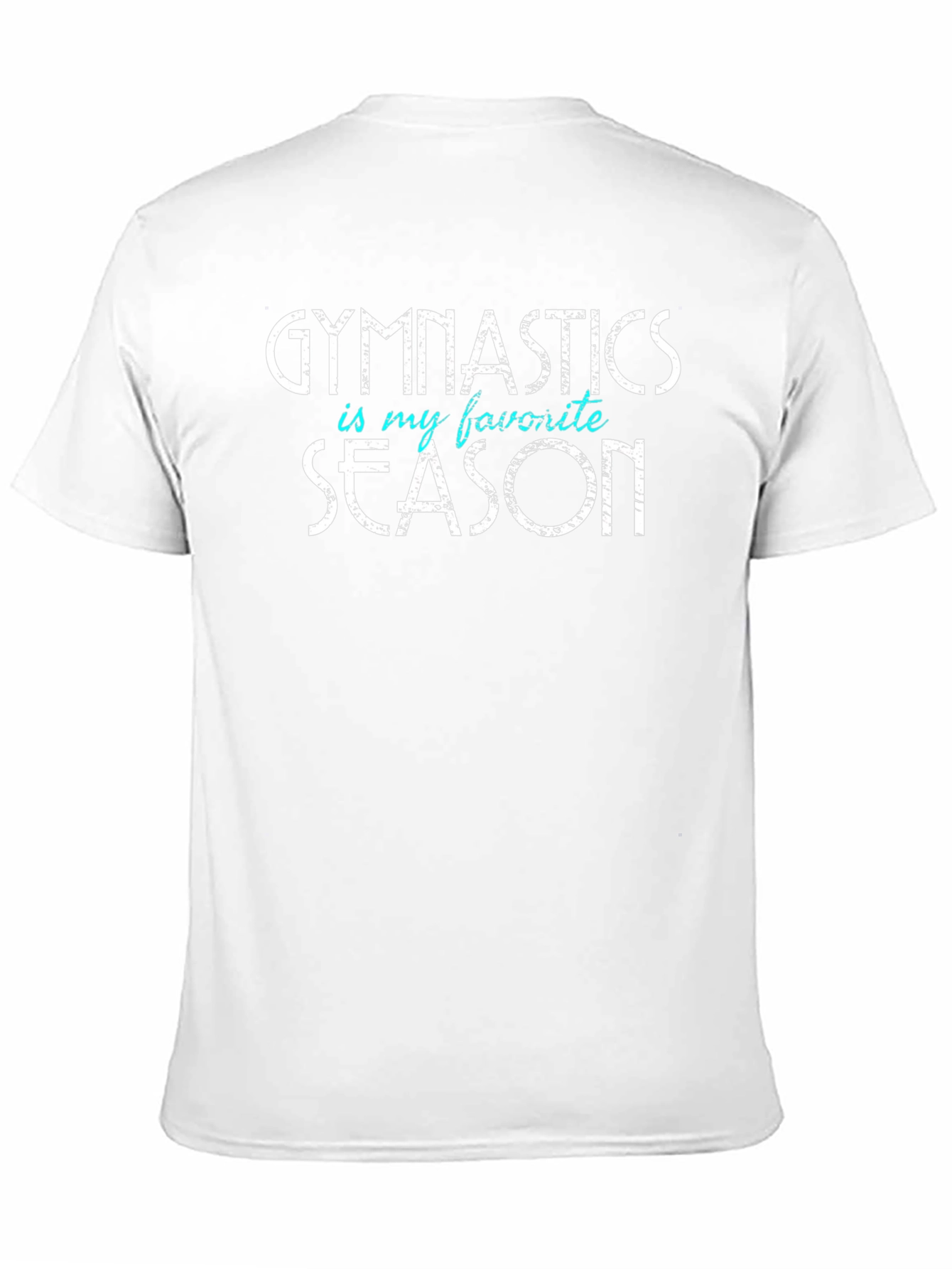 Gymnastics Is My Favorite Season Black T-Shirt