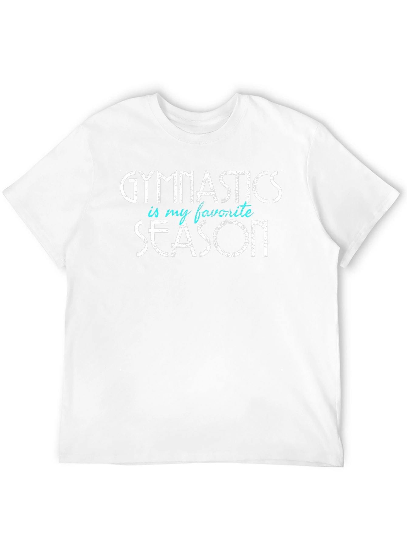 Gymnastics Is My Favorite Season Black T-Shirt