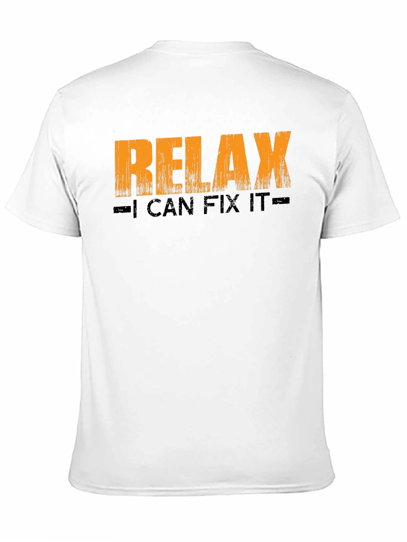 Relax I Can Fix It Graphic T-Shirt - Black