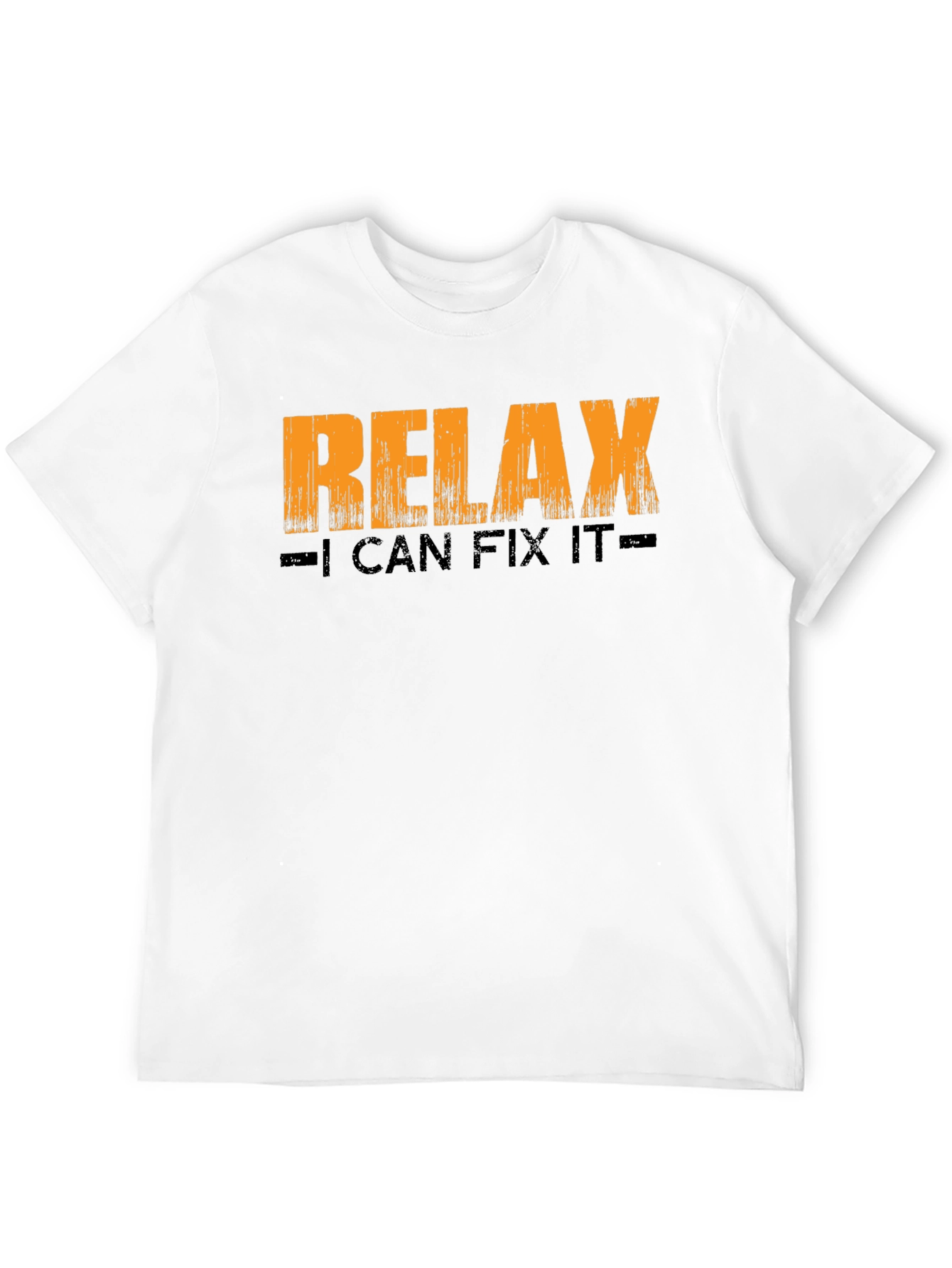 Relax I Can Fix It Graphic T-Shirt - Black