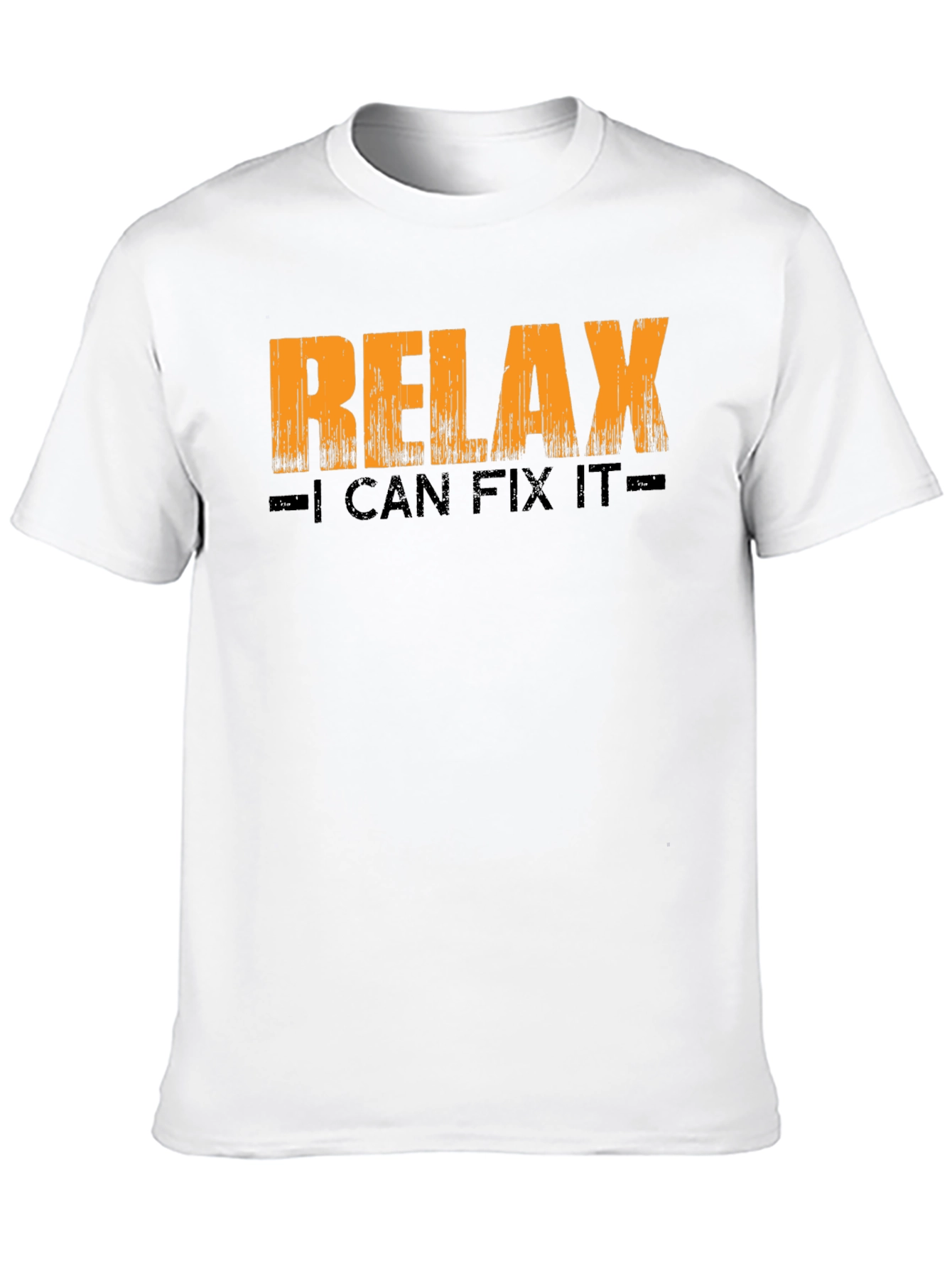 Relax I Can Fix It Graphic T-Shirt - Black
