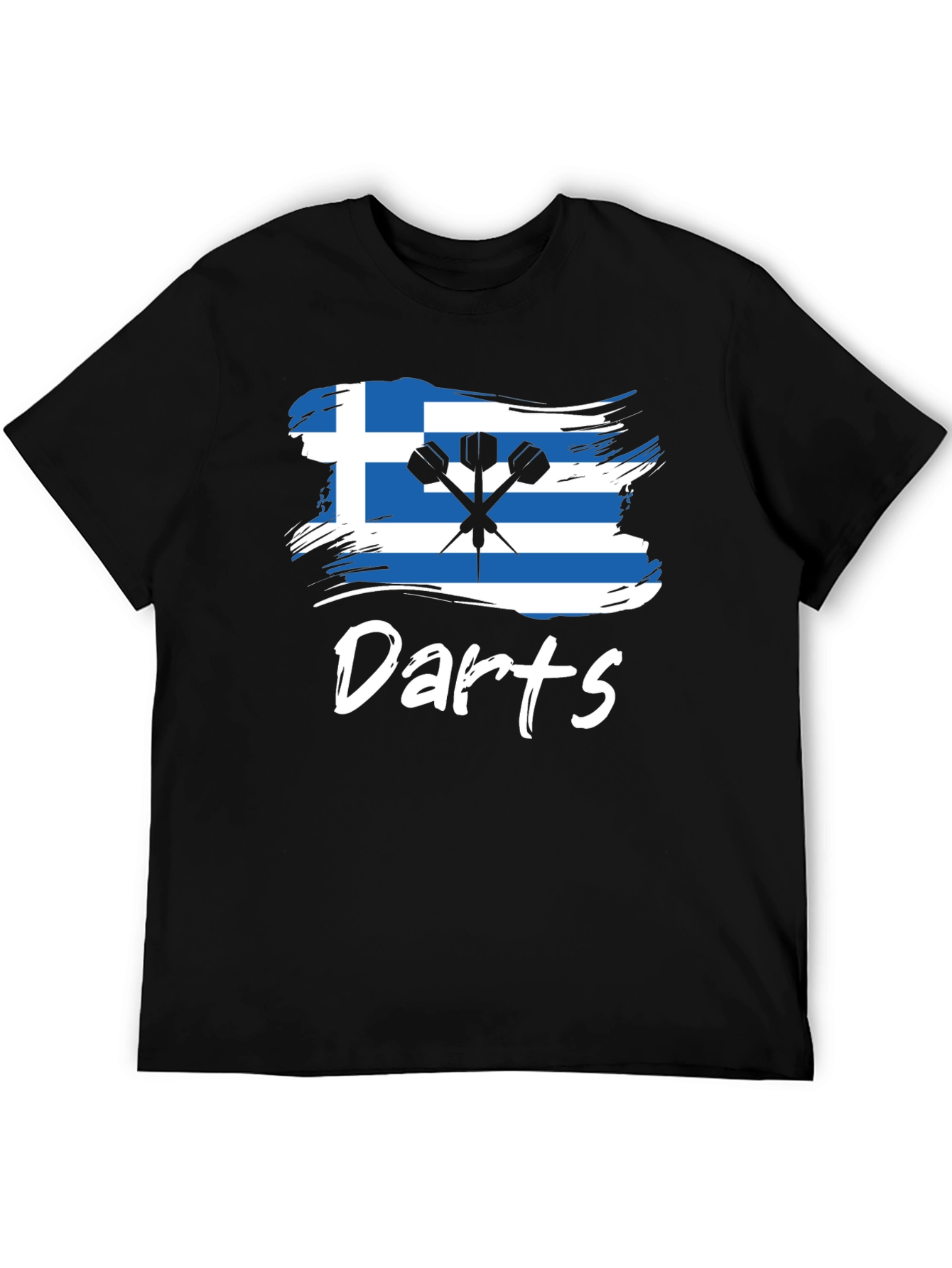 Greece Flag Darts T-Shirt