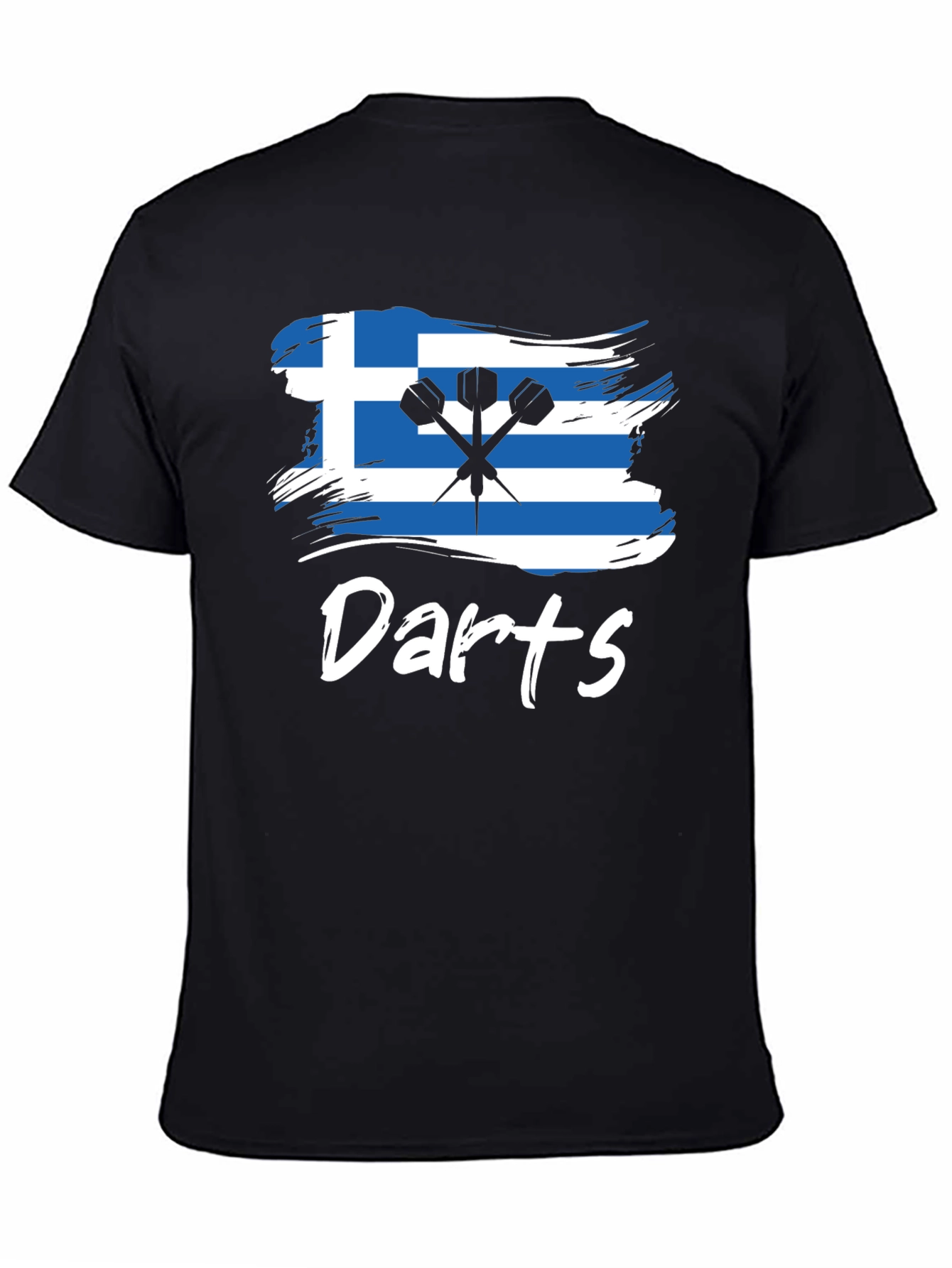 Greece Flag Darts T-Shirt