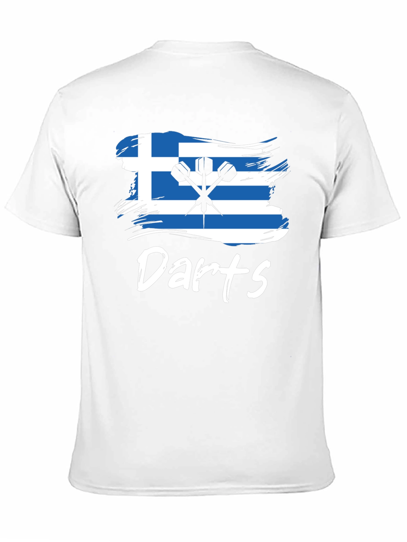 Greece Flag Darts T-Shirt