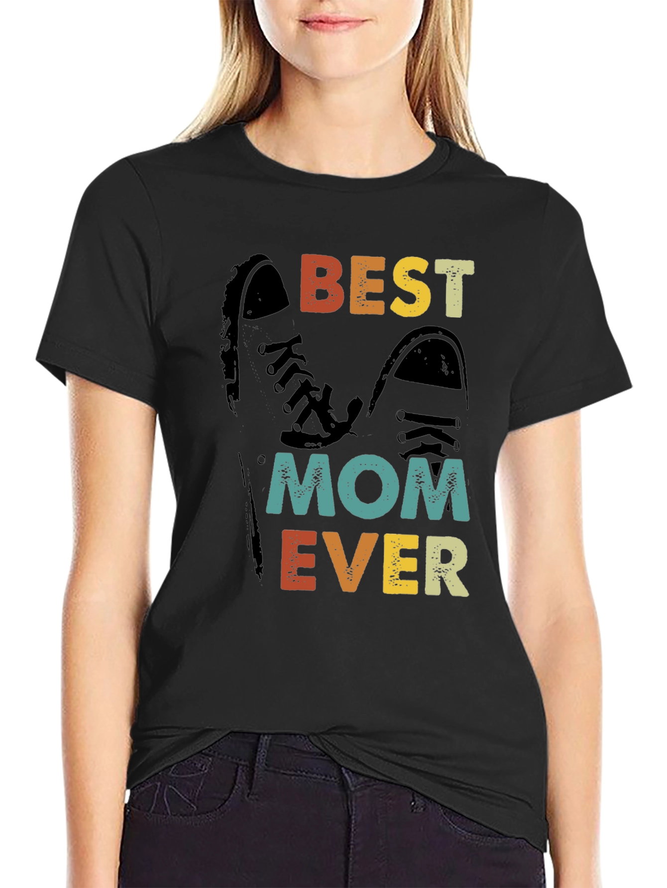 Best Mom Ever T-Shirt Retro Graphic