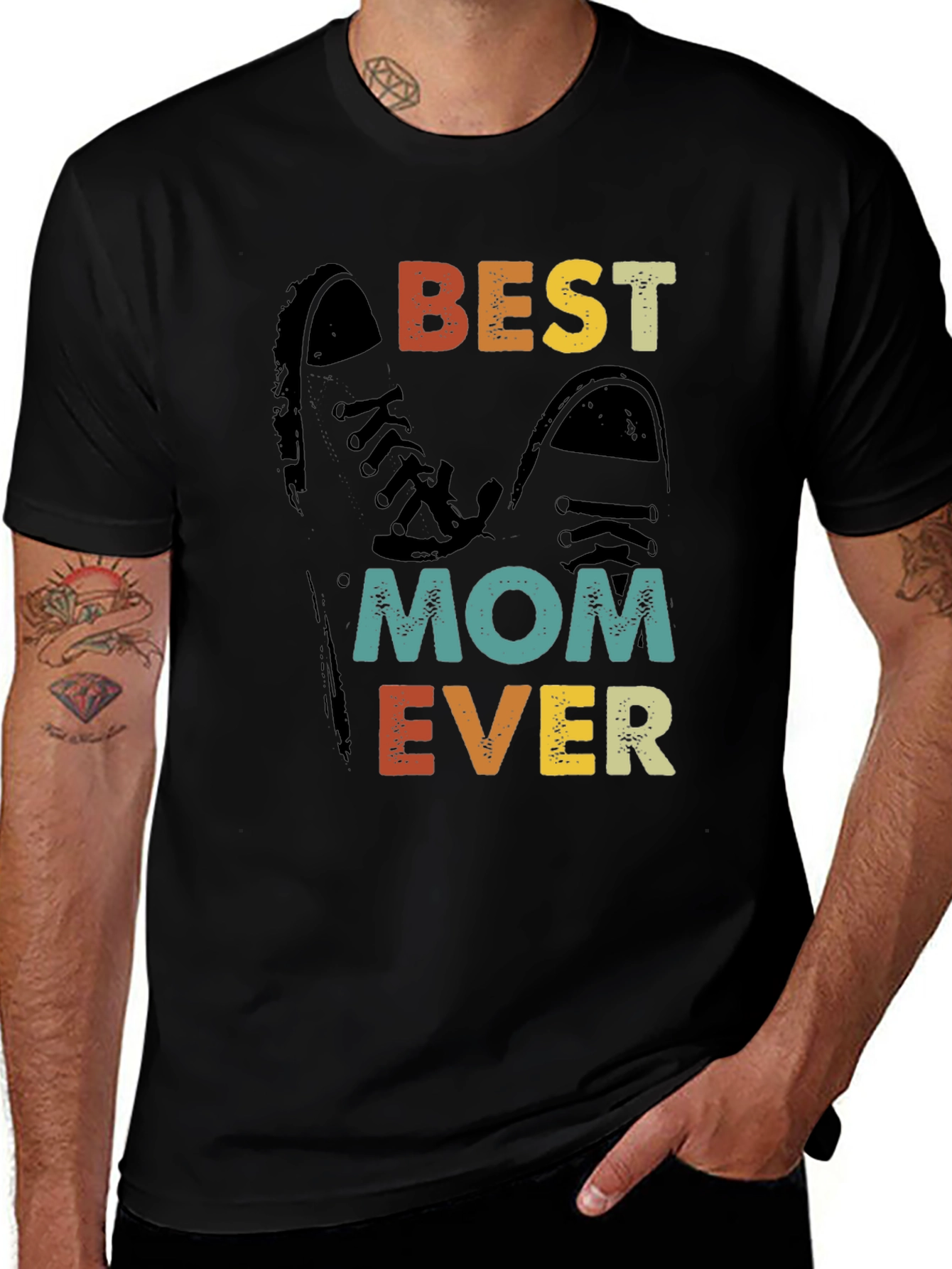 Best Mom Ever T-Shirt Retro Graphic