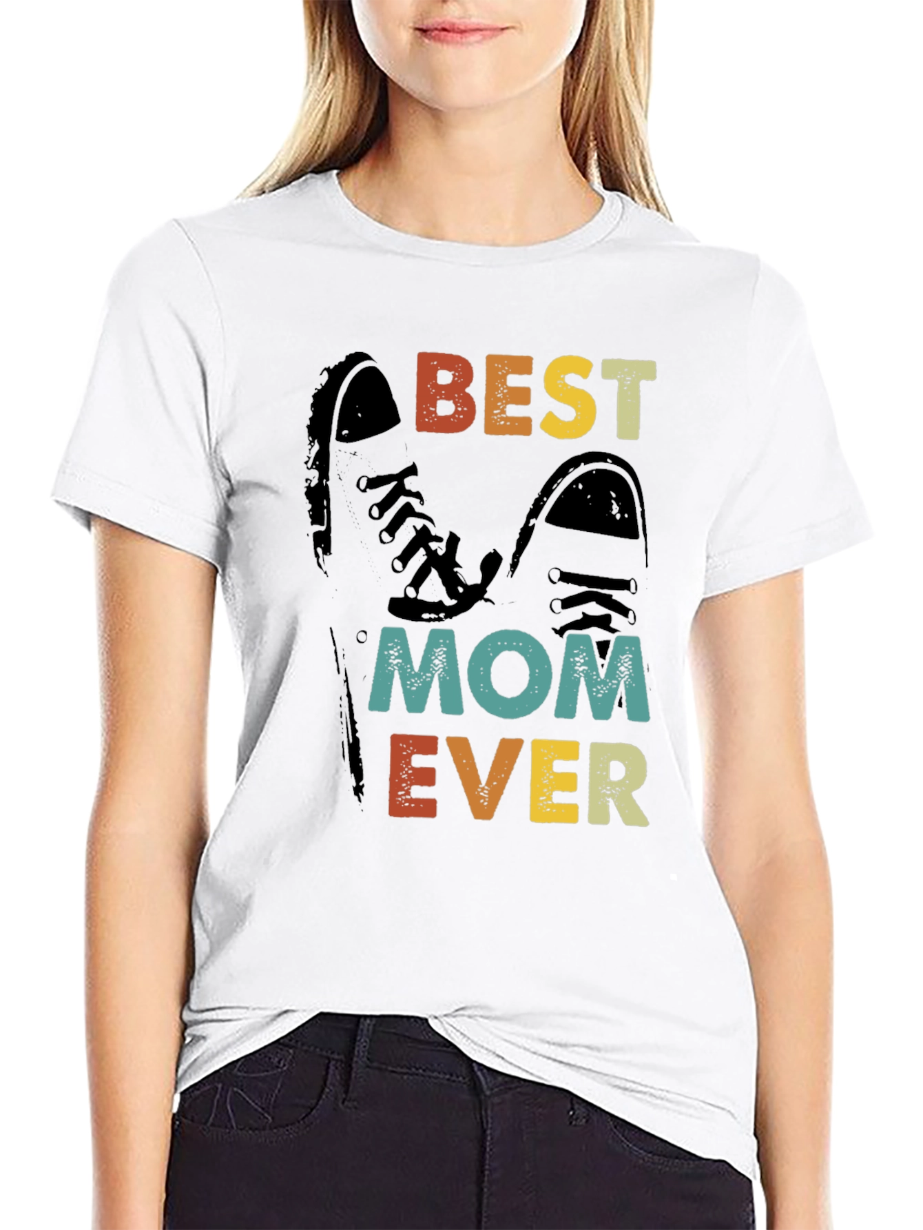 Best Mom Ever T-Shirt Retro Graphic