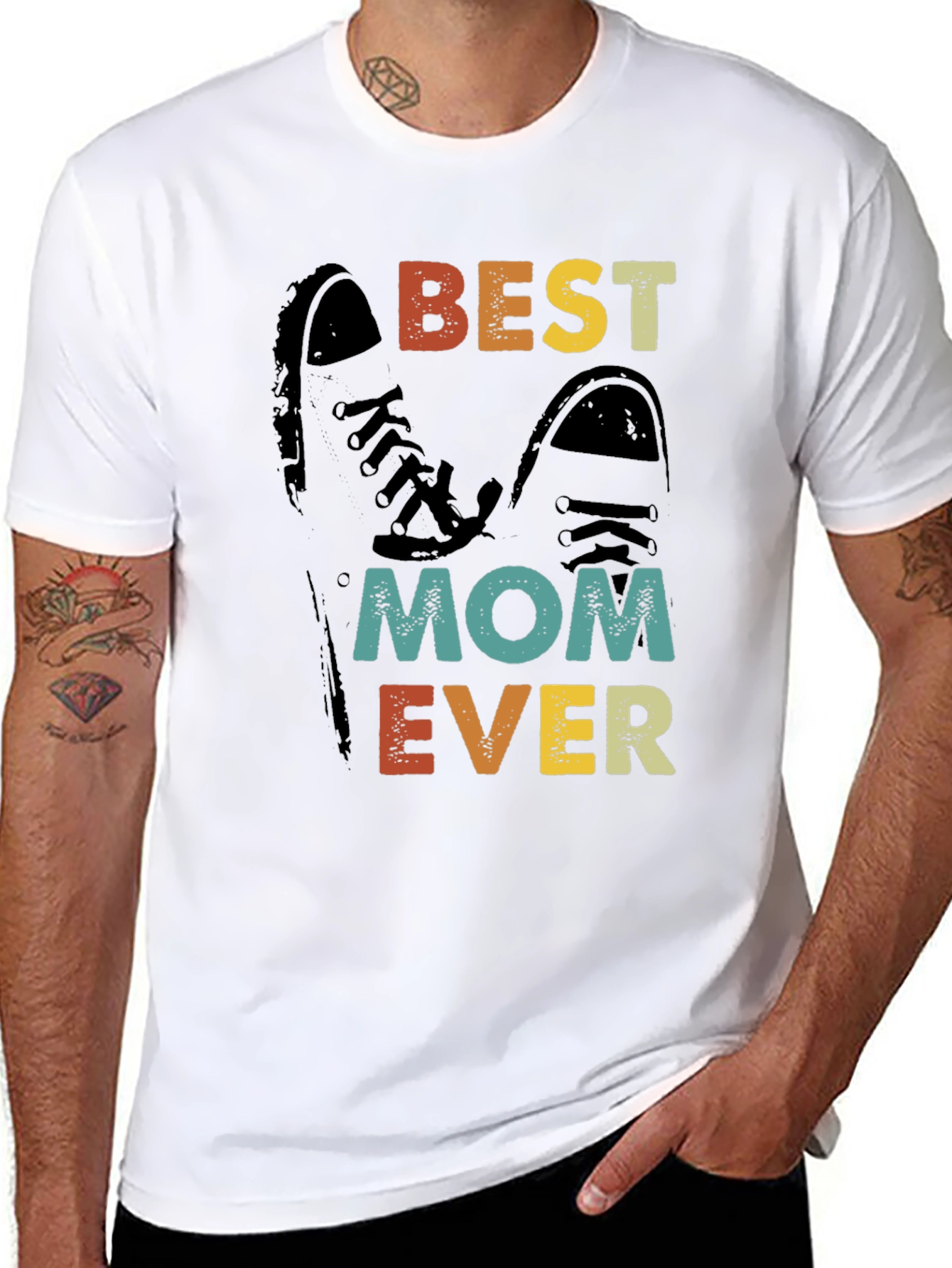 Best Mom Ever T-Shirt Retro Graphic