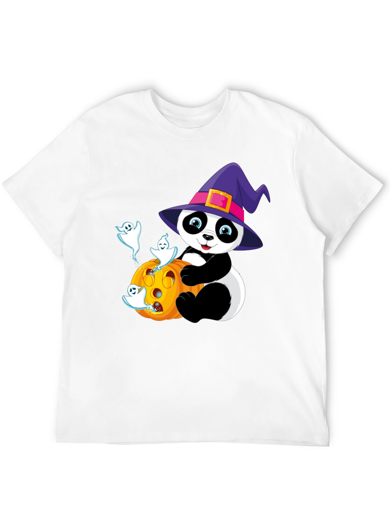 Halloween Panda T-Shirt - Spooky Cute Design