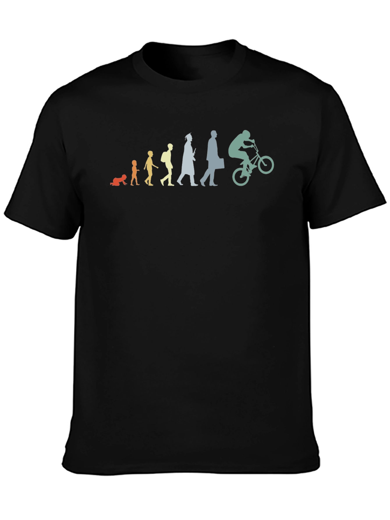 Evolution of a Biker T-Shirt - Black