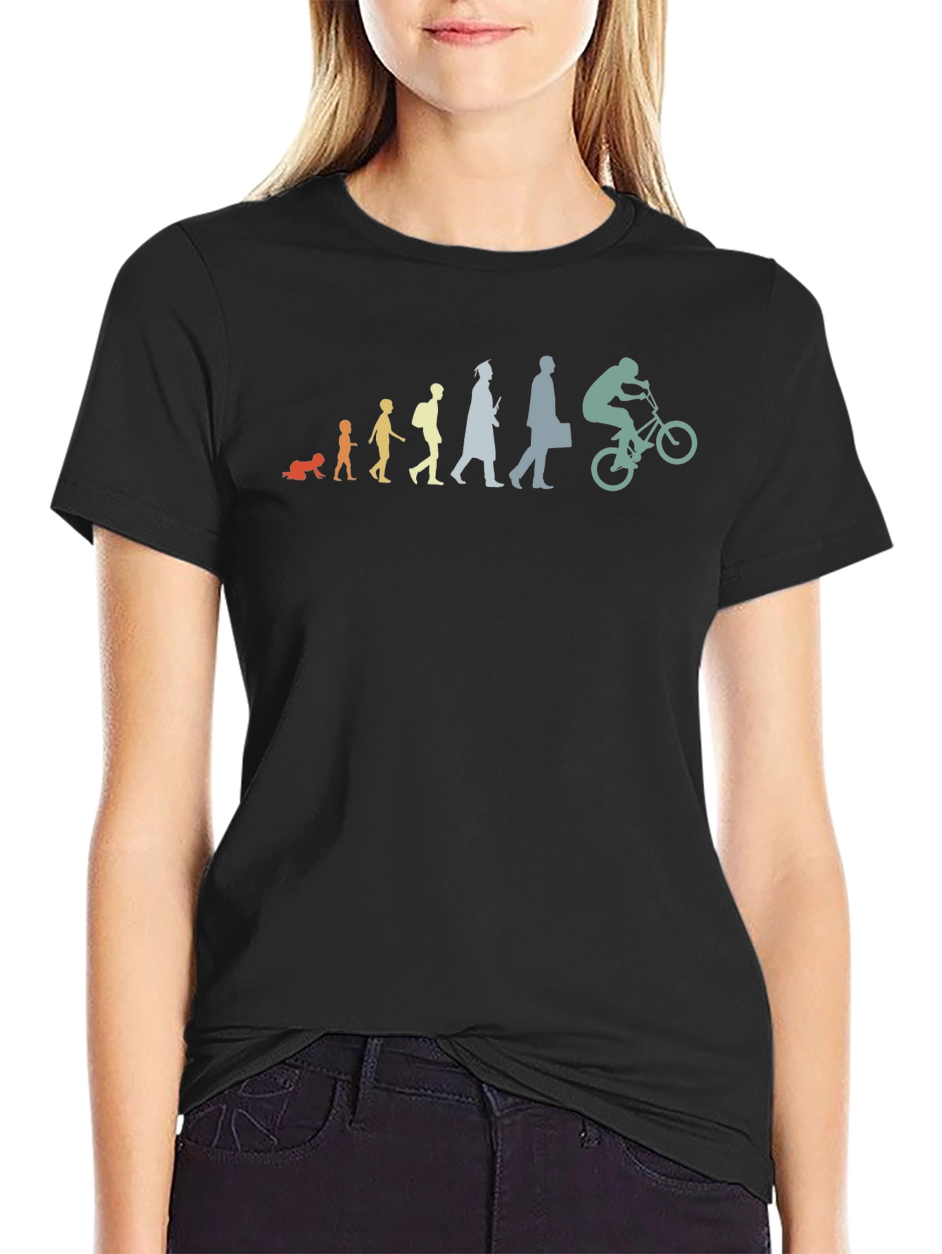 Evolution of a Biker T-Shirt - Black