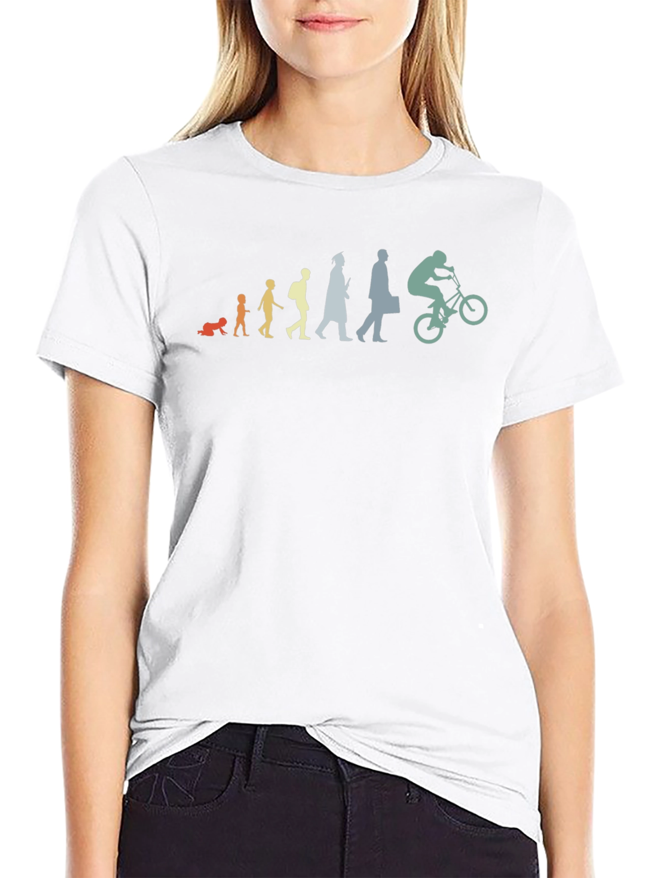 Evolution of a Biker T-Shirt - Black