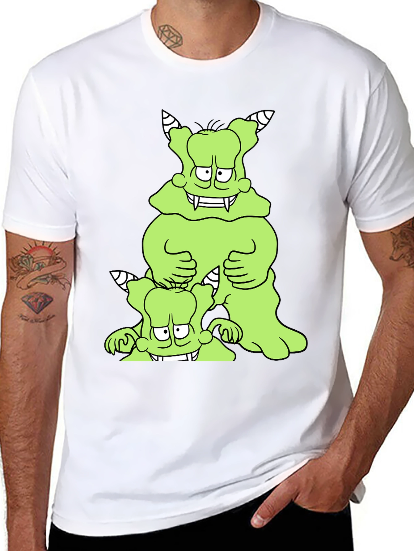 Monster Graphic T-Shirt: Fun Quirky Design