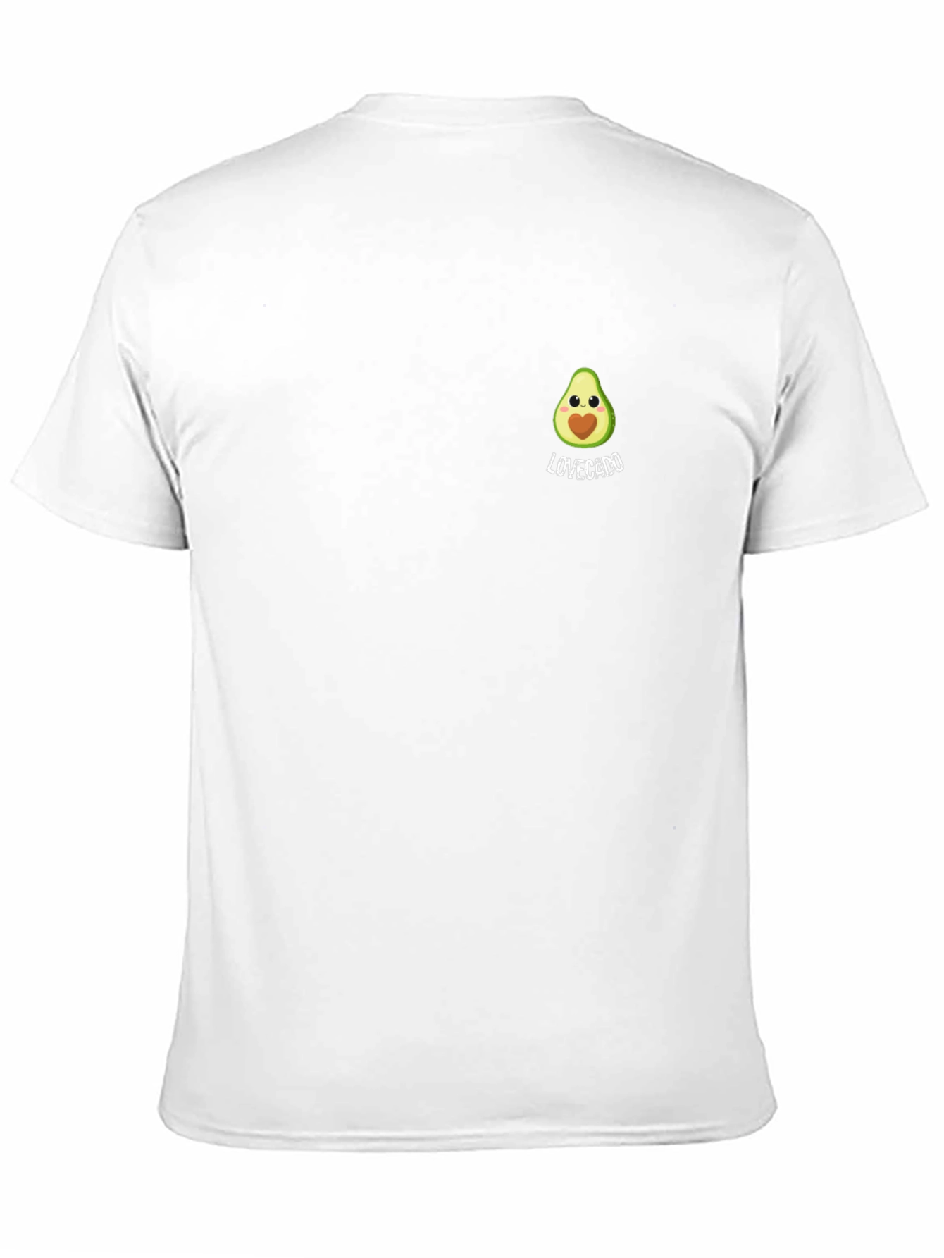 Lovecado Black T-Shirt - Avocado Heart Graphic