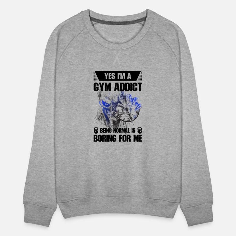 yes i'm a gym addict being normal is boring for me