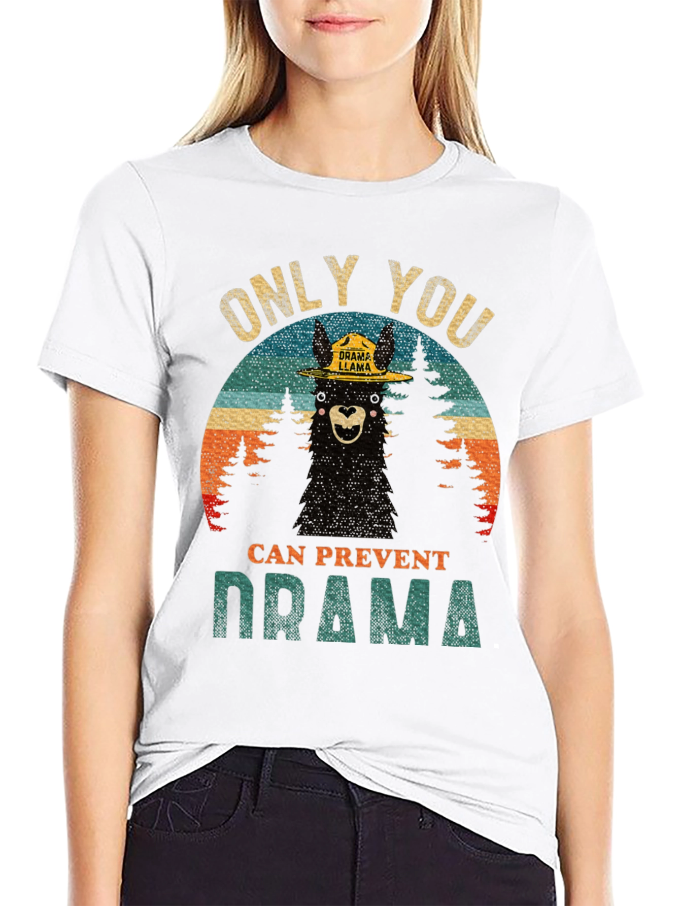 Only You Can Prevent Drama Llama Graphic Tee