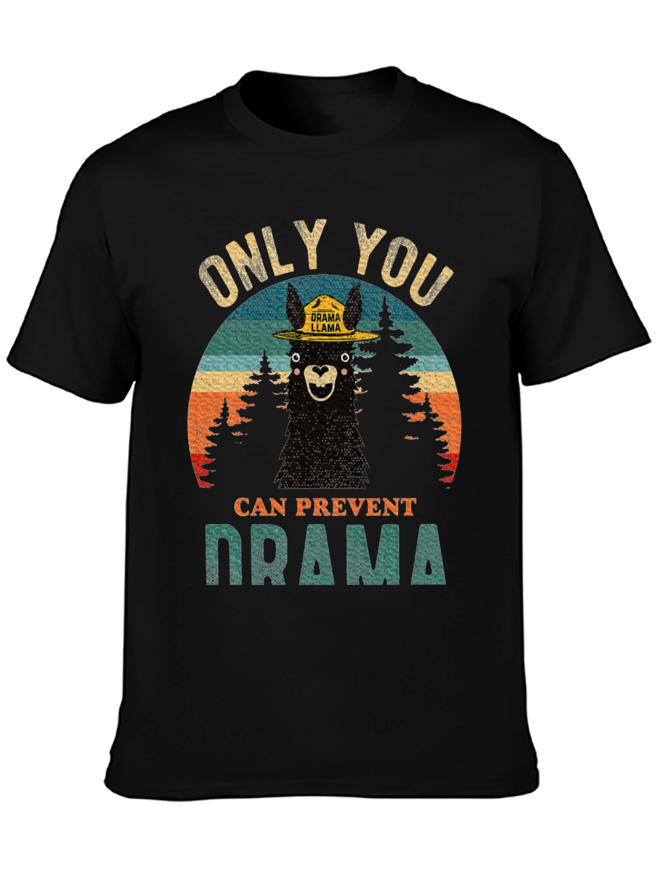 Only You Can Prevent Drama Llama Graphic Tee
