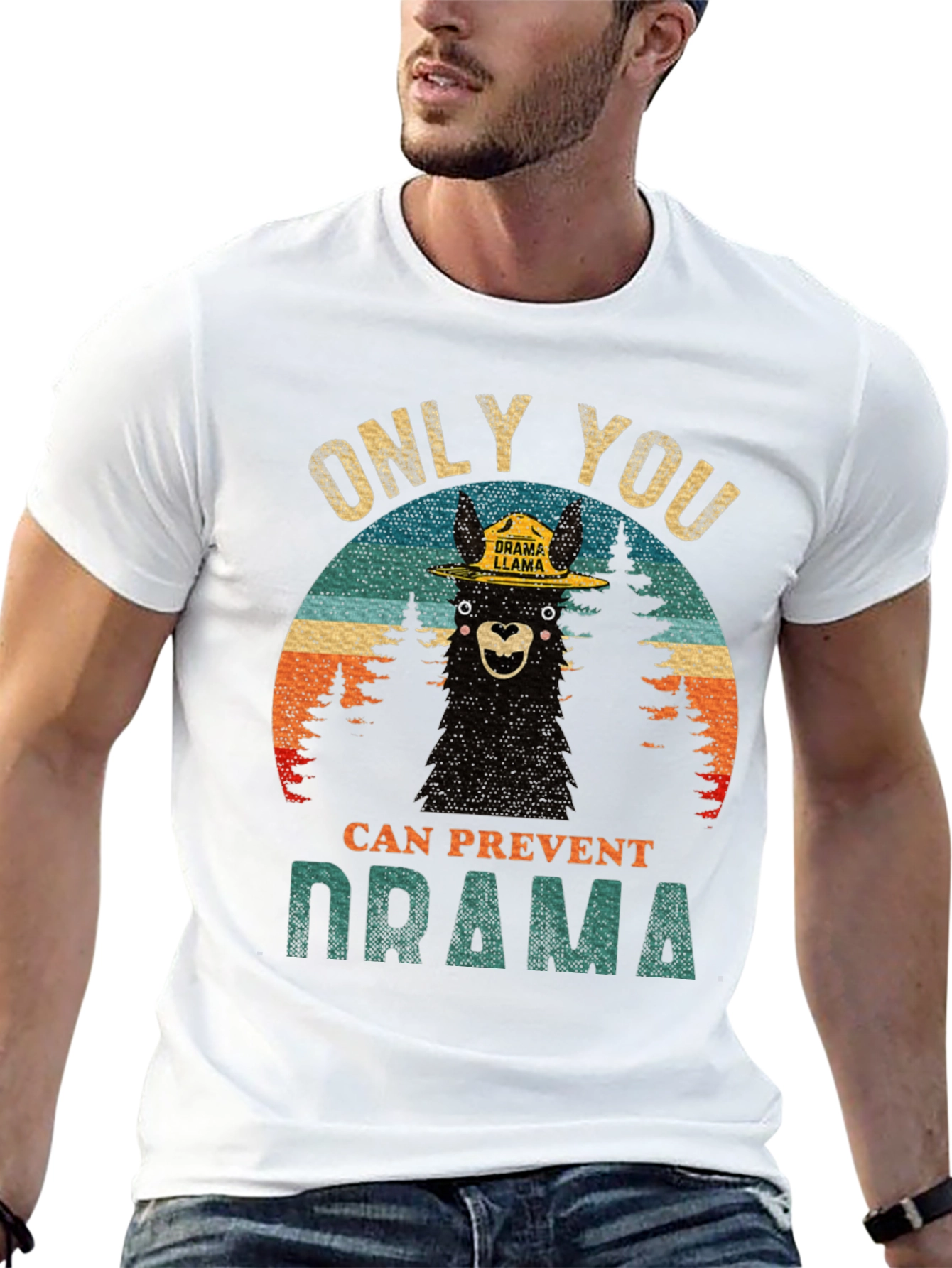 Only You Can Prevent Drama Llama Graphic Tee