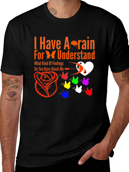 Brain & Butterfly Graphic Tee - Unique Expression