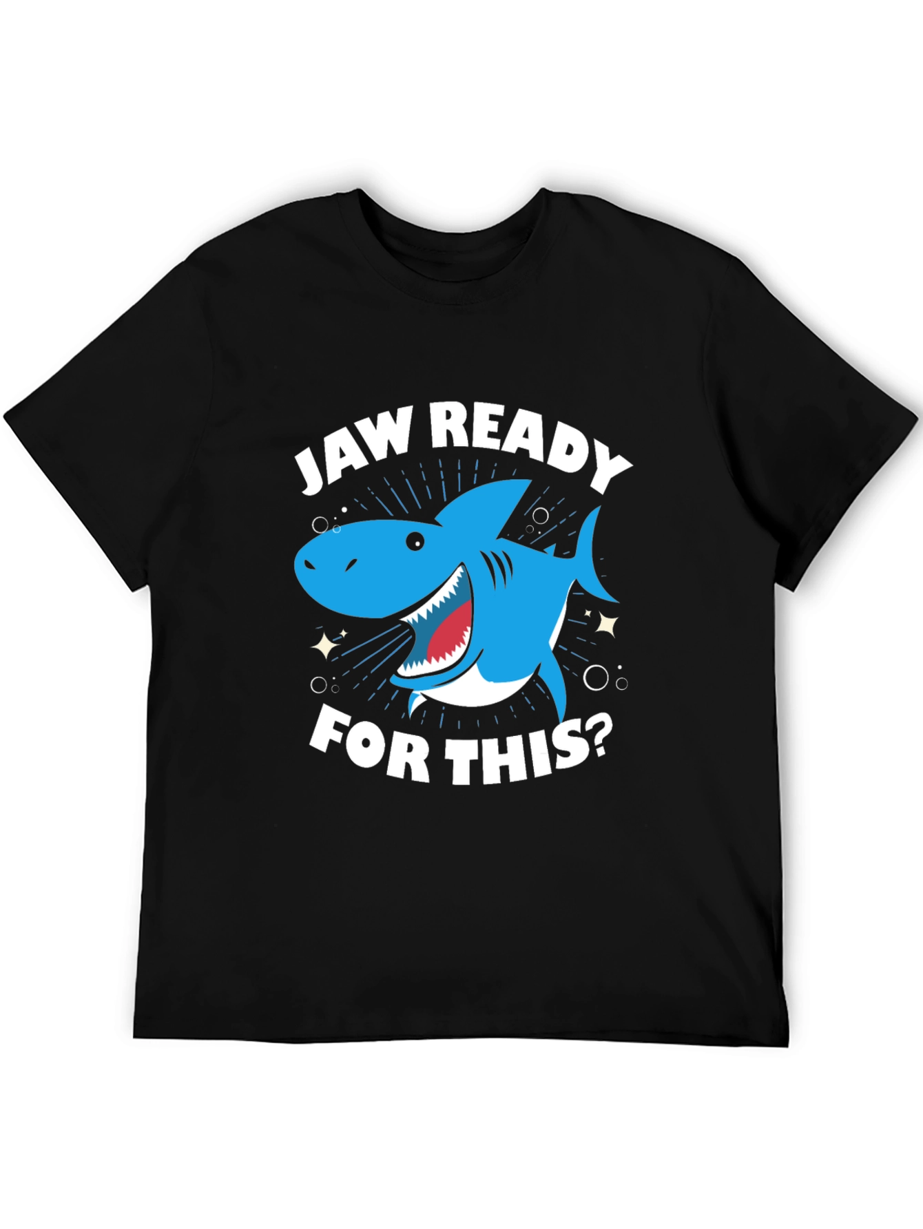 Jaw Ready Shark Graphic T-Shirt