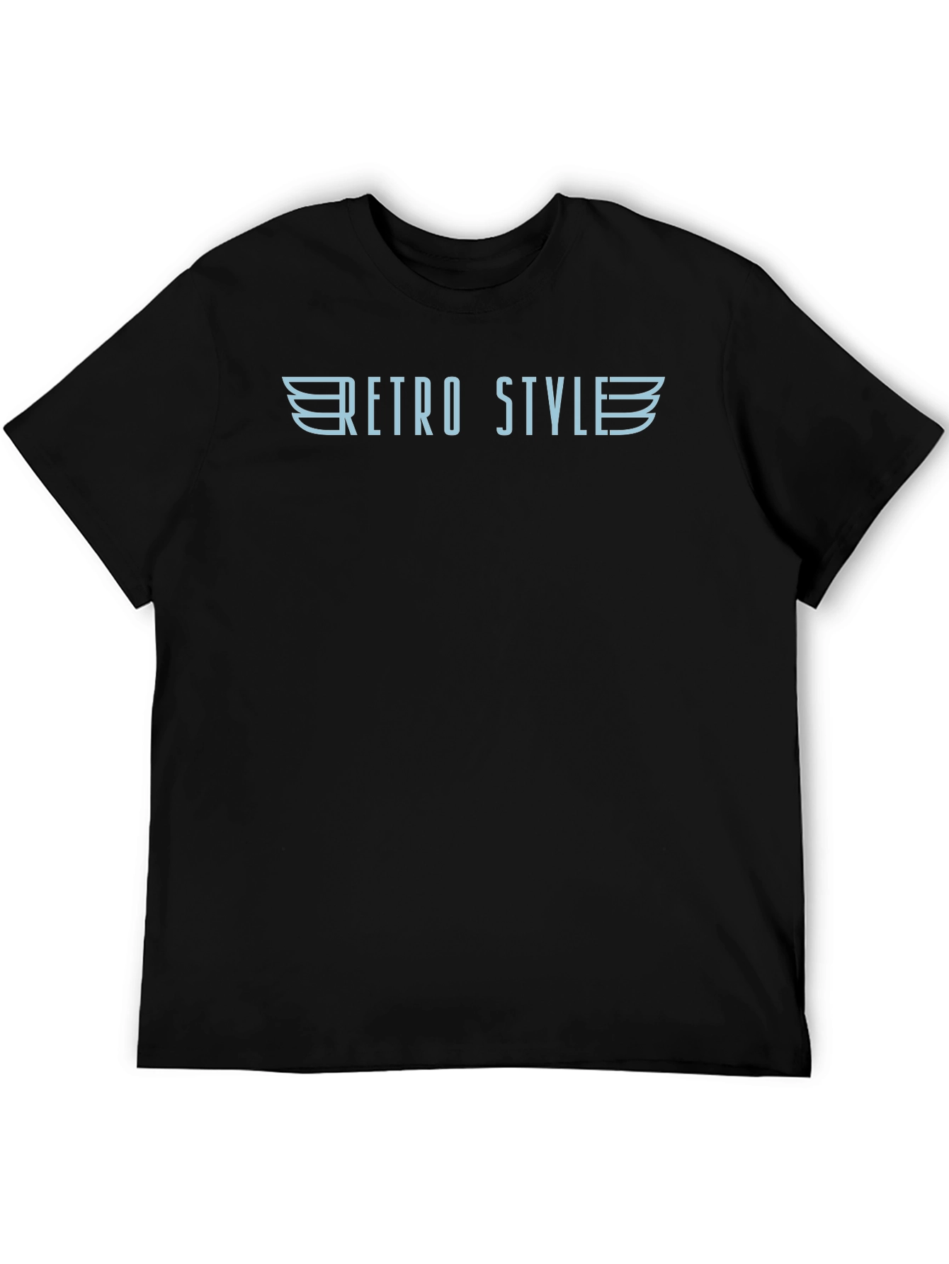 Retro Style Graphic Tee - Winged Design