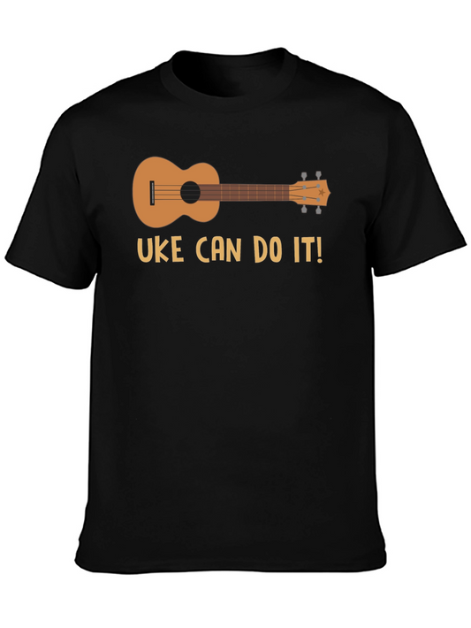 Uke Can Do It T-Shirt - Ukulele Graphic Tee