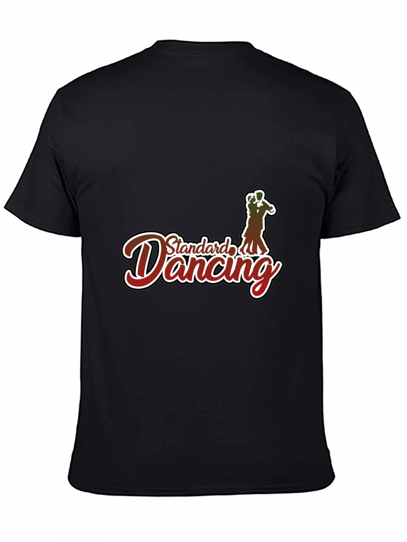 Standard Dancing Graphic Tee - Comfortable Black T-Shirt