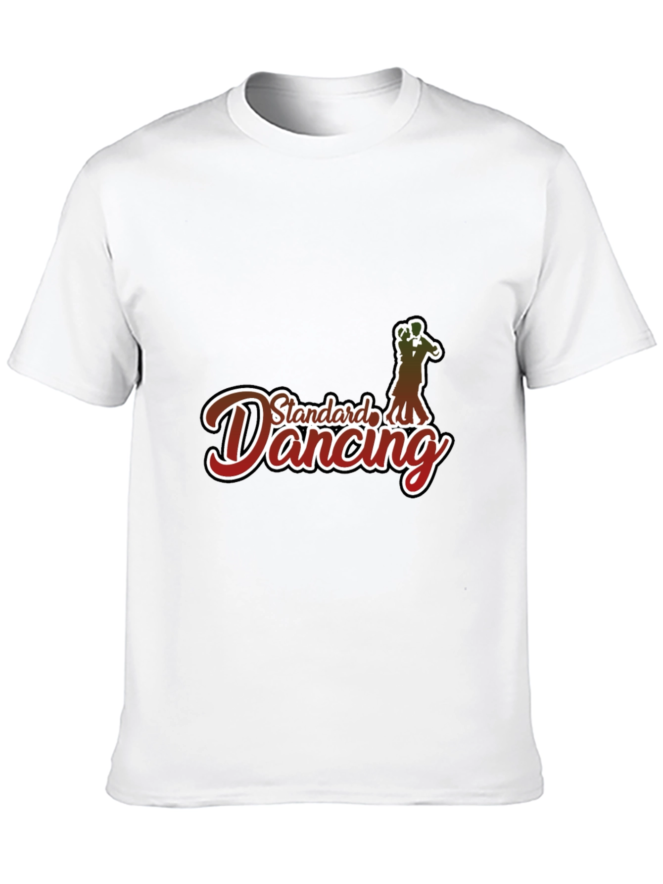 Standard Dancing Graphic Tee - Comfortable Black T-Shirt