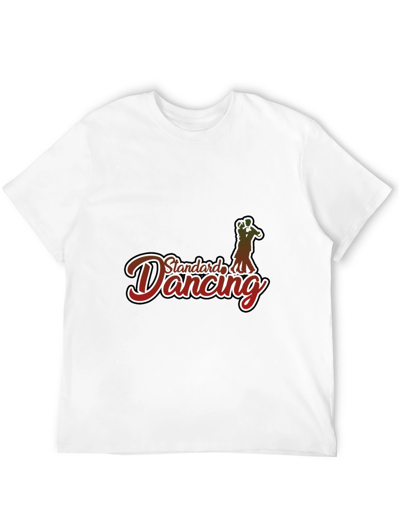 Standard Dancing Graphic Tee - Comfortable Black T-Shirt