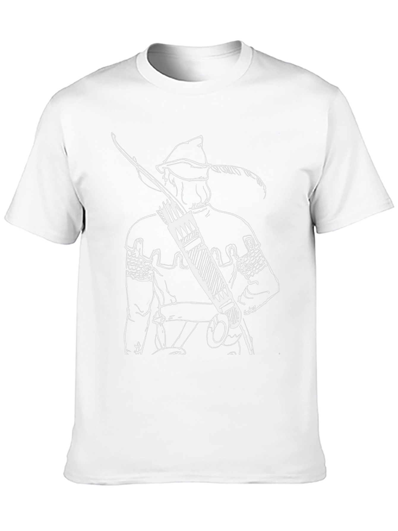 Archer Sketch Graphic Tee - Classic Style