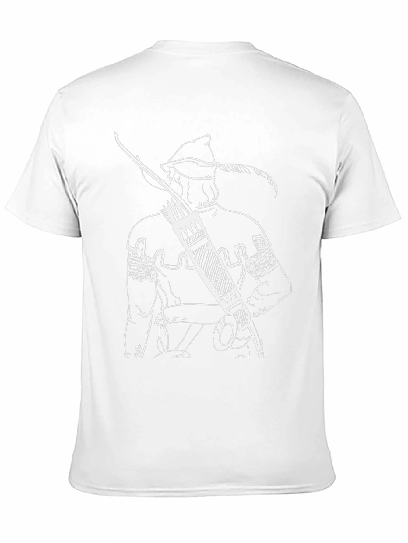 Archer Sketch Graphic Tee - Classic Style