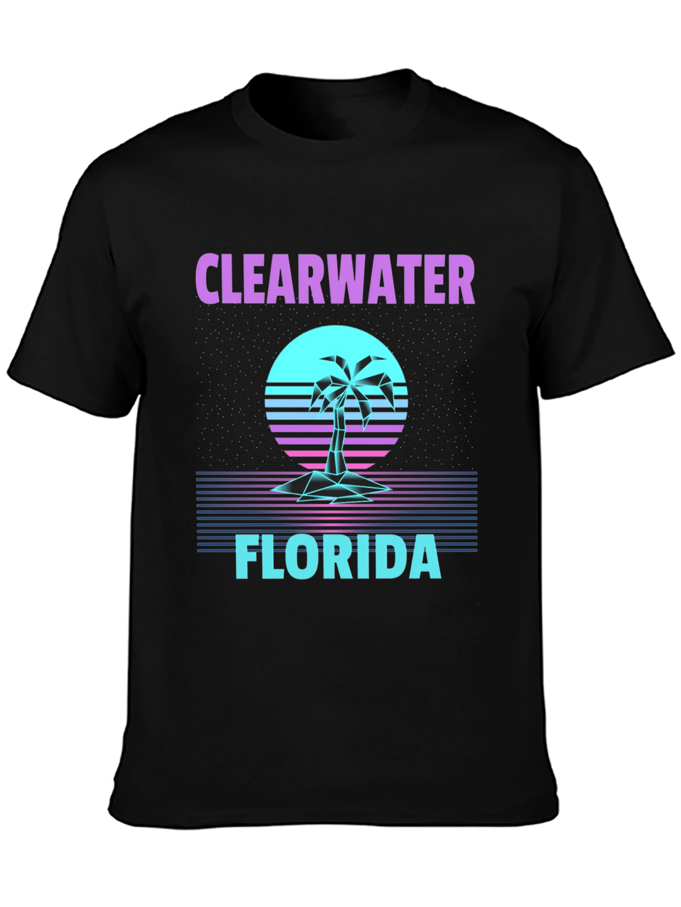 Clearwater Florida Retro Graphic Tee