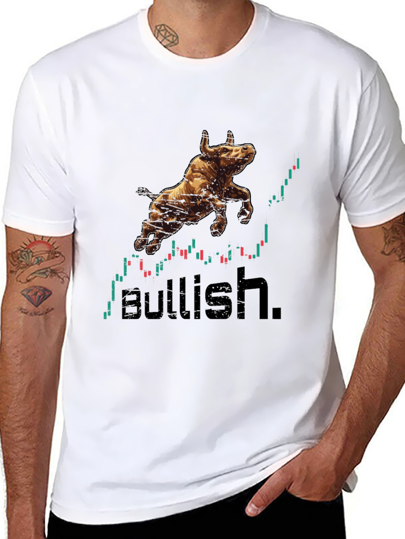 Bullish Stock Market T-Shirt - Traders Apparel