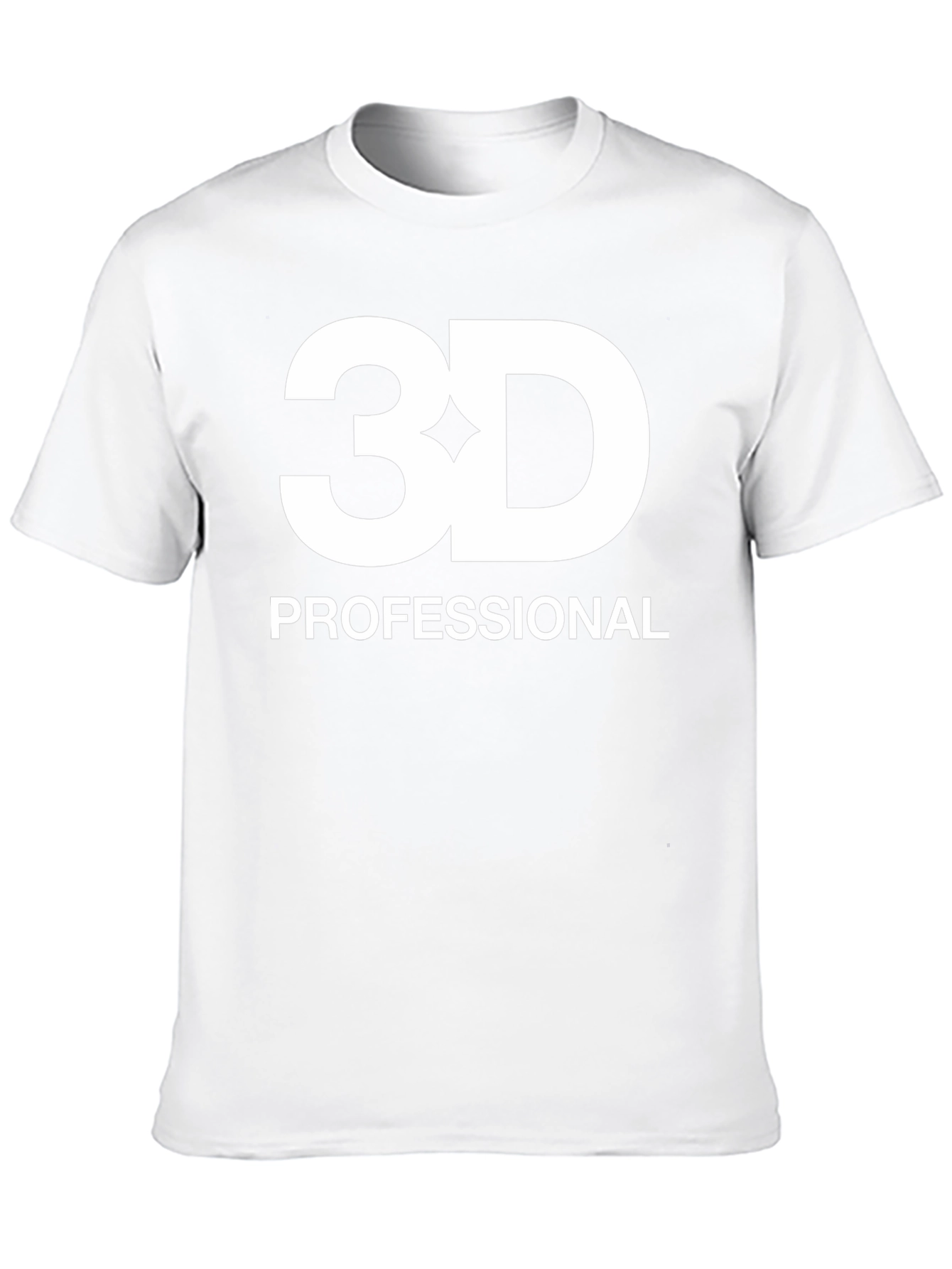 3D Professional Black T-Shirt