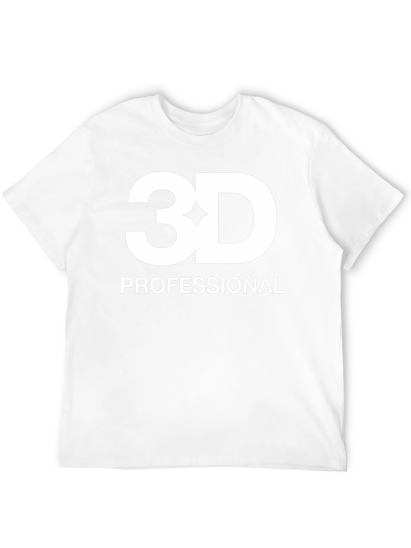 3D Professional Black T-Shirt