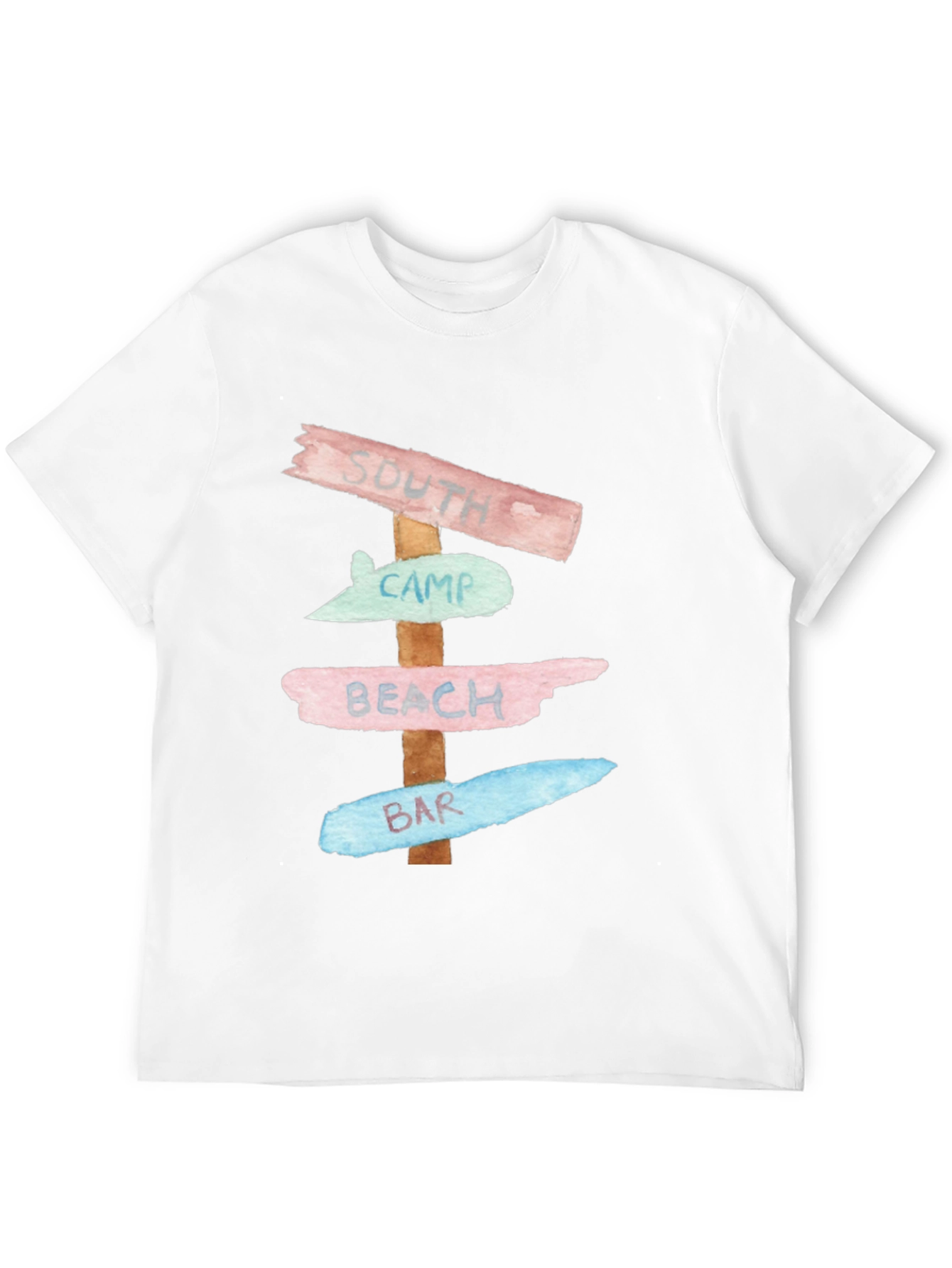 South Camp Beach Bar Signpost T-Shirt