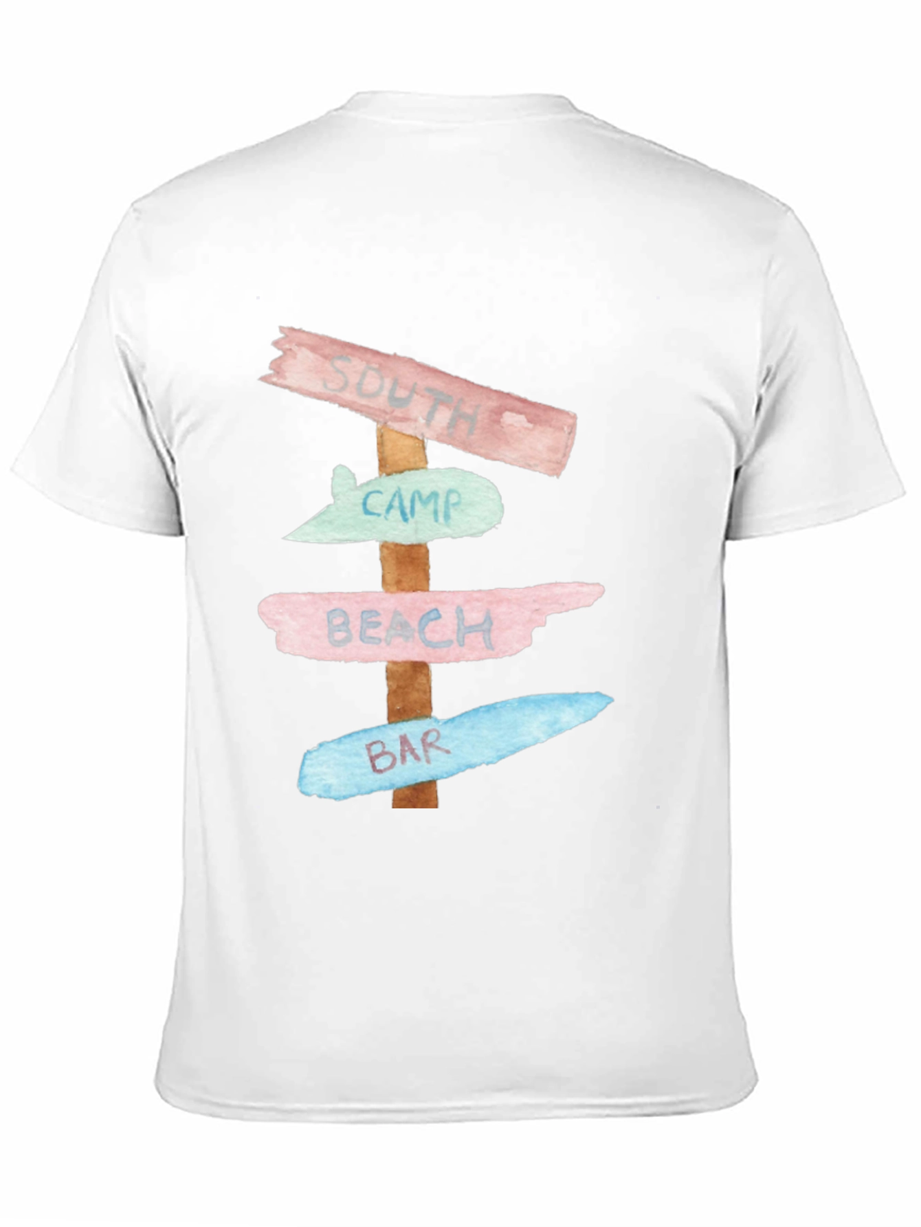 South Camp Beach Bar Signpost T-Shirt