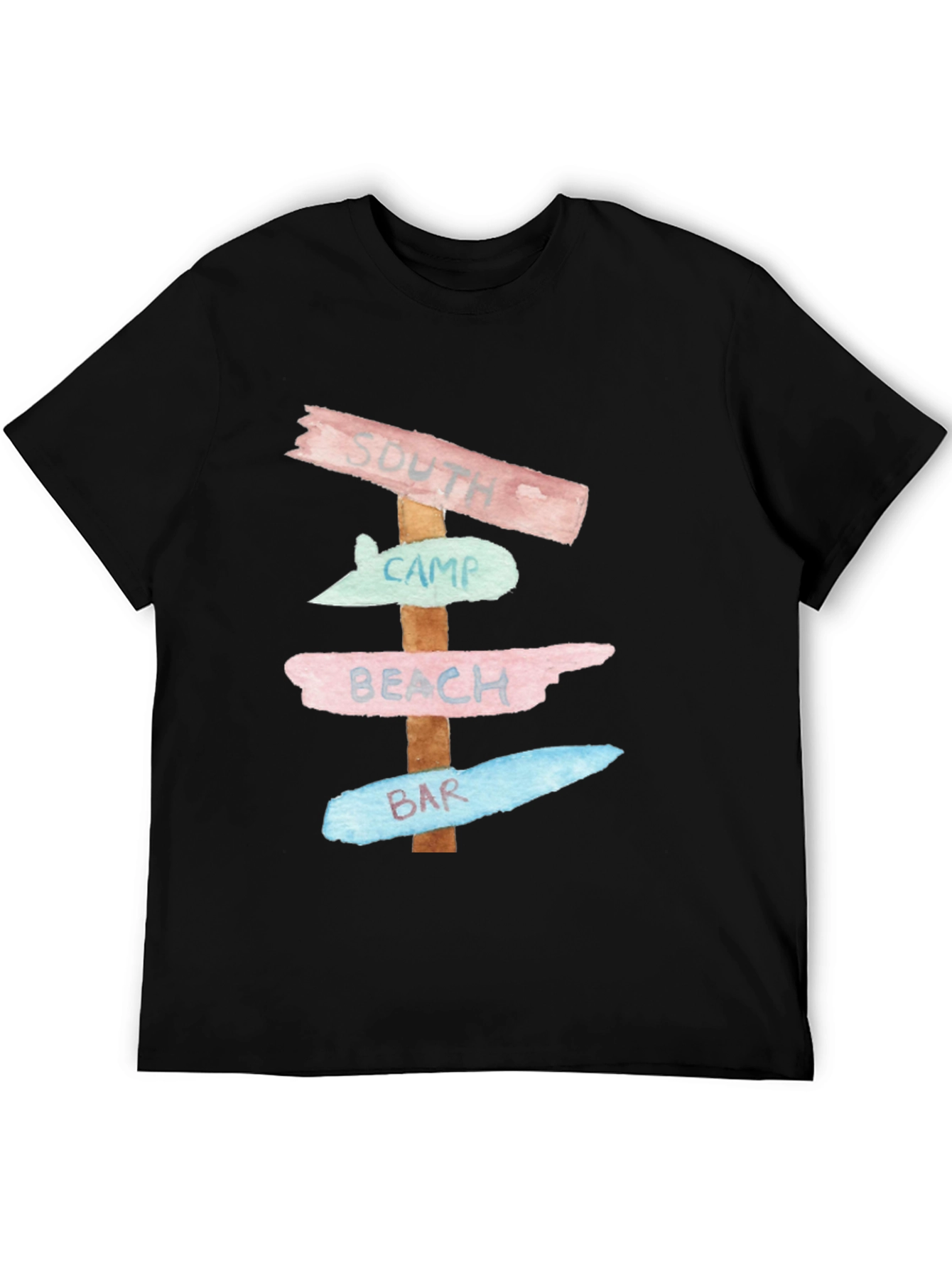 South Camp Beach Bar Signpost T-Shirt