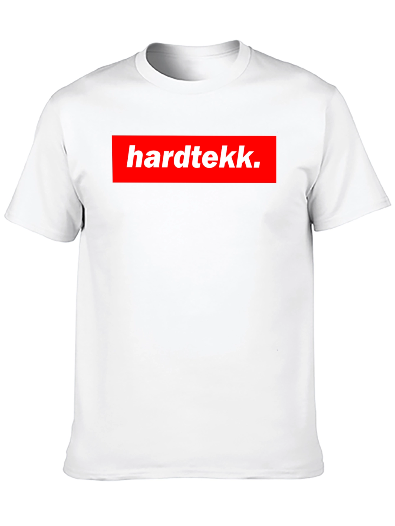 Hardtekk. Box Logo T-Shirt - Bold Streetwear