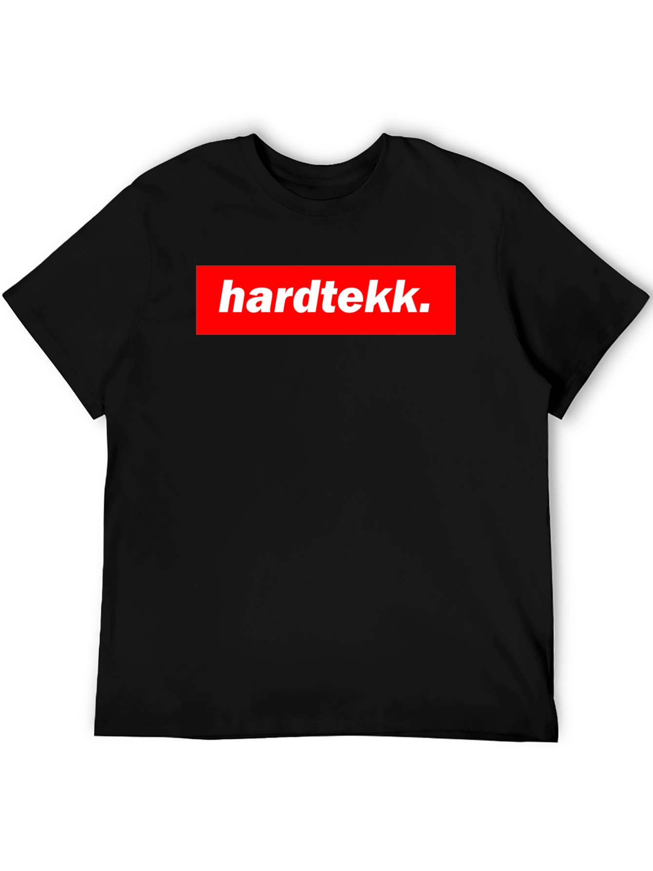 Hardtekk. Box Logo T-Shirt - Bold Streetwear