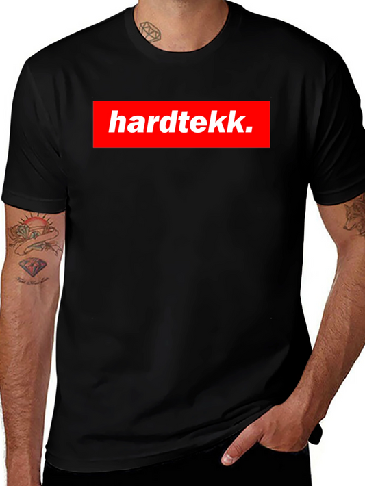 Hardtekk. Box Logo T-Shirt - Bold Streetwear