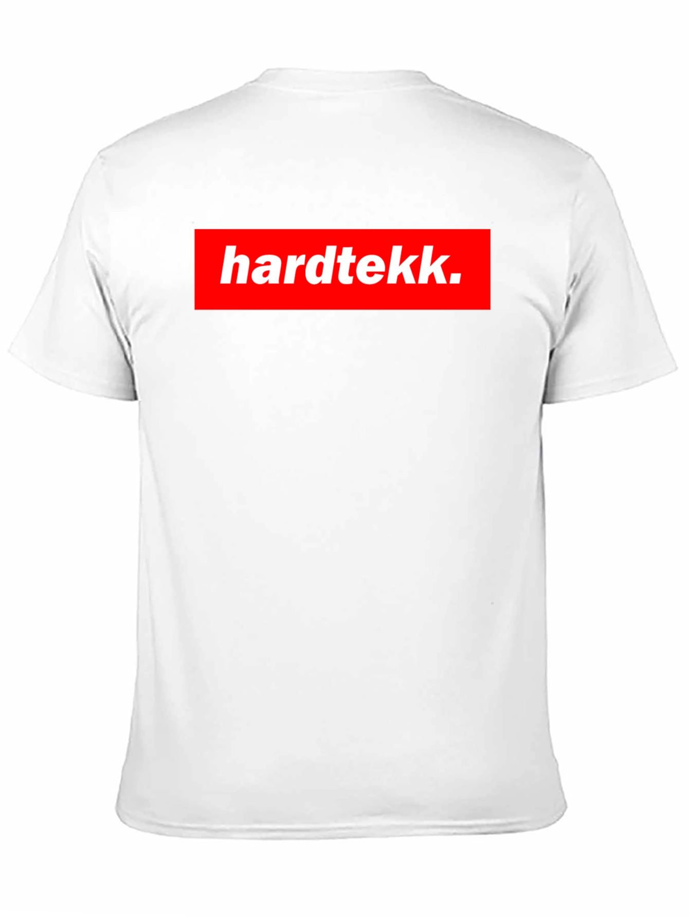 Hardtekk. Box Logo T-Shirt - Bold Streetwear