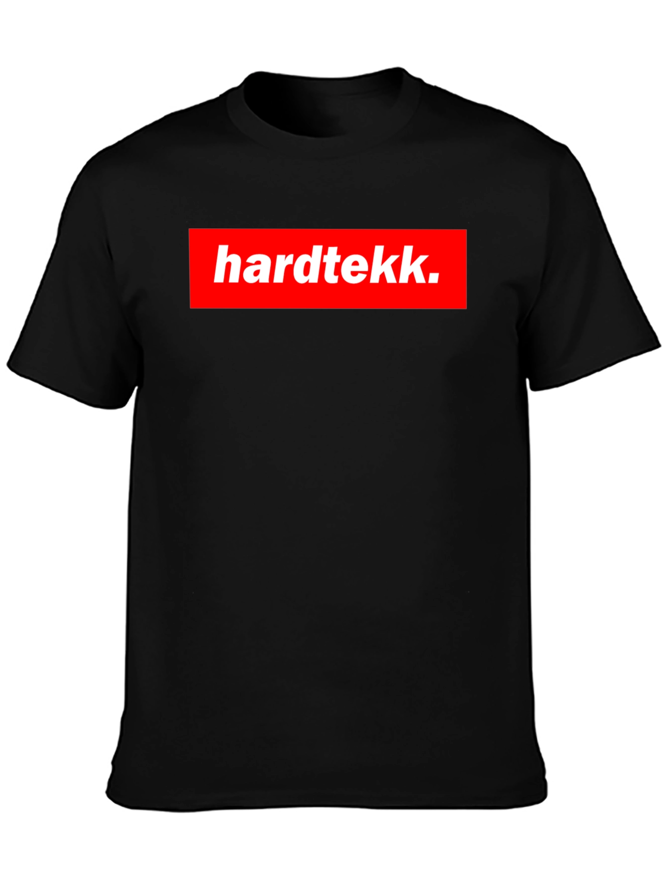 Hardtekk. Box Logo T-Shirt - Bold Streetwear