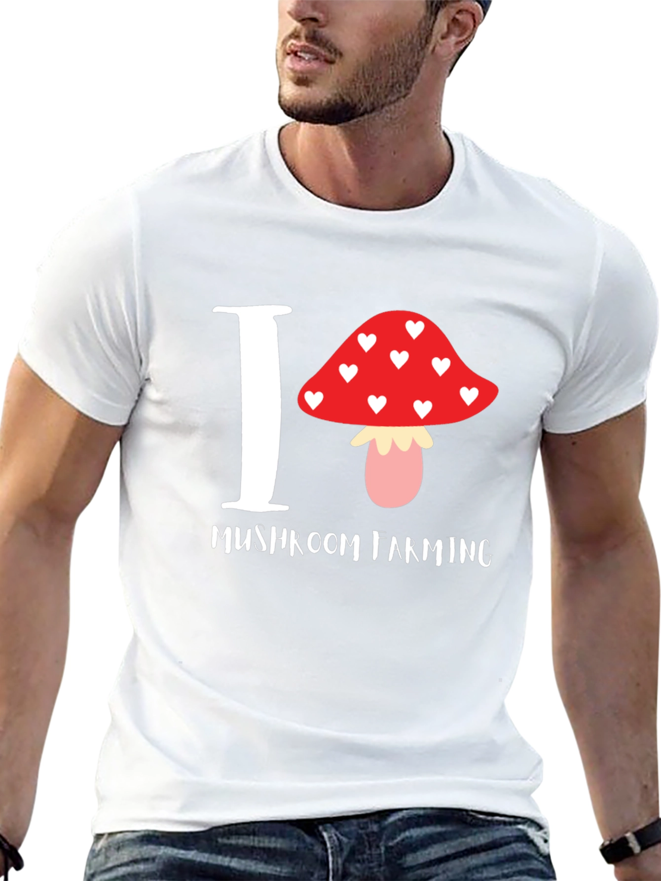 I Love Mushroom Farming T-Shirt