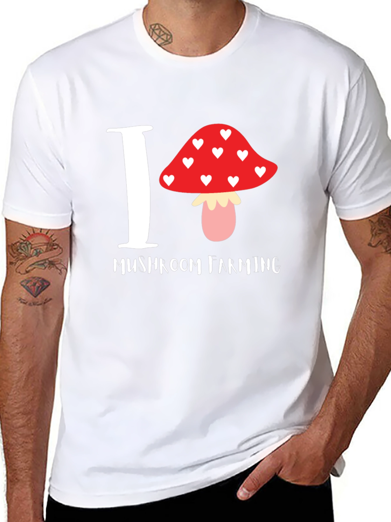 I Love Mushroom Farming T-Shirt